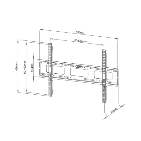 Uchwyt ścienny Tv Led/lcd/pdp 40-65 Cali 60kg Slim Vesa